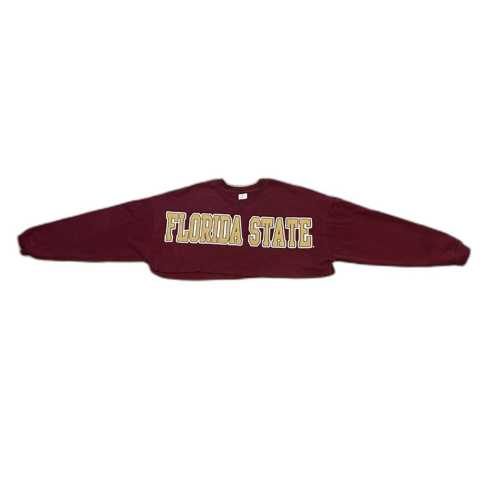 ZooZatz Florida State Seminoles Cropped Pullover Sweatshirt